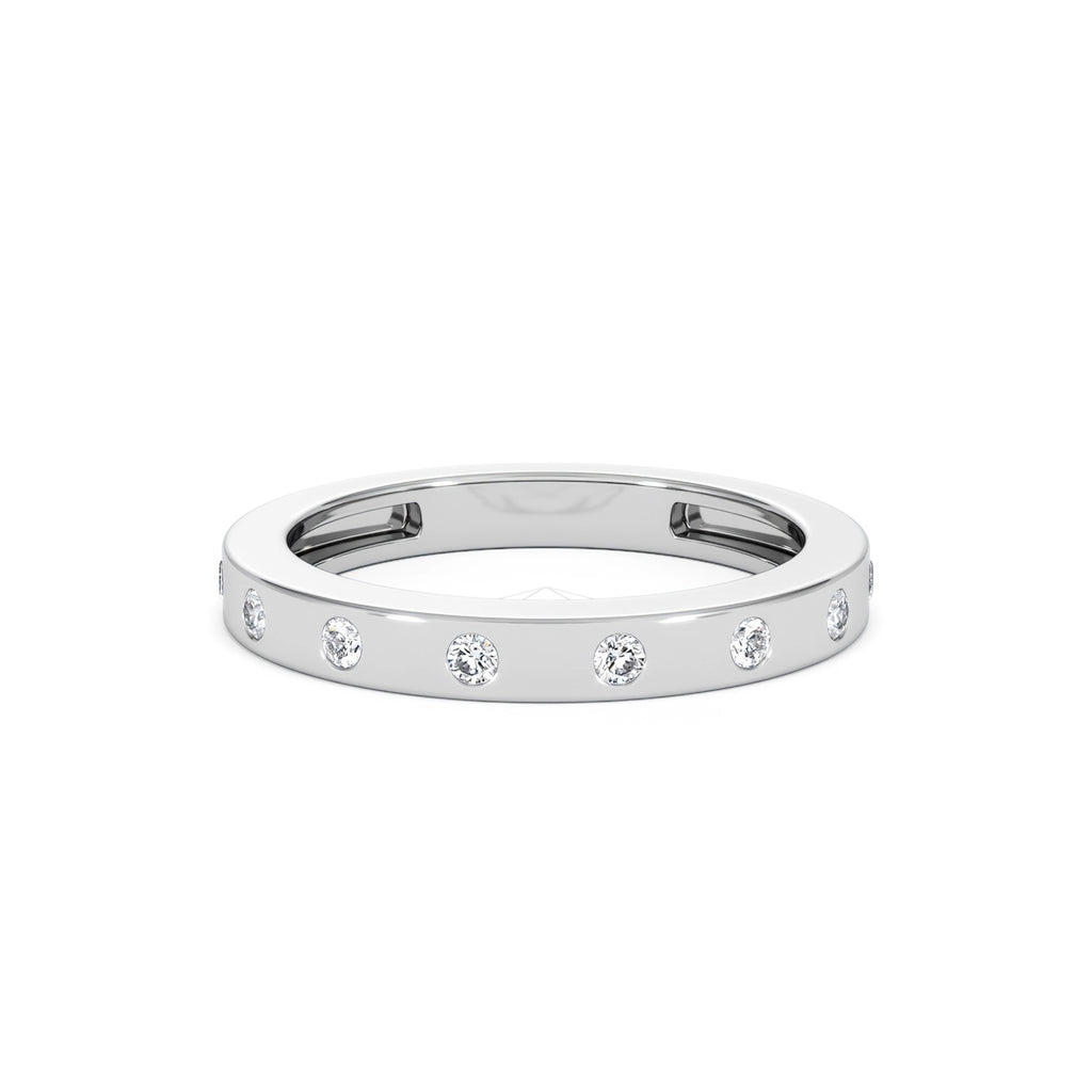 Élan 0.90ct Lab Diamond Ring in Sterling Silver