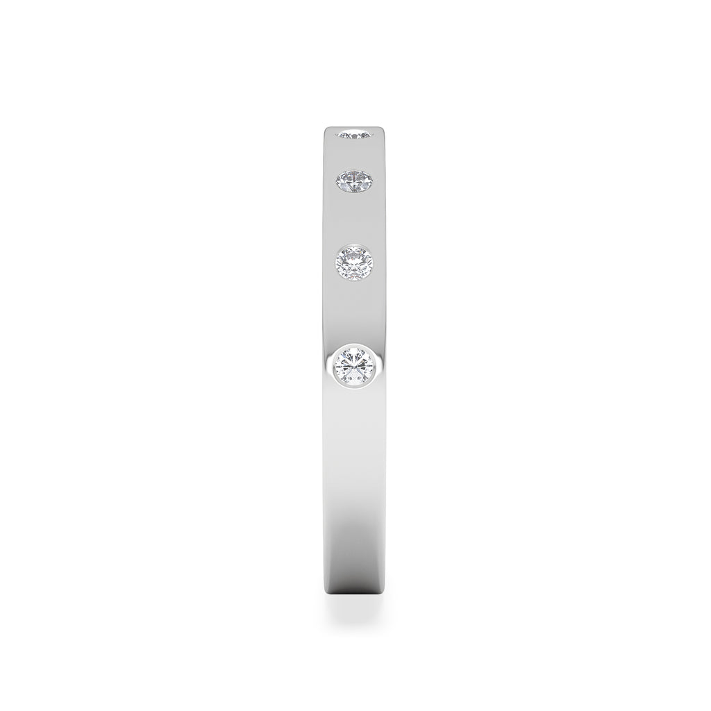 Élan 0.09ct Lab Diamond Ring in Sterling Silver