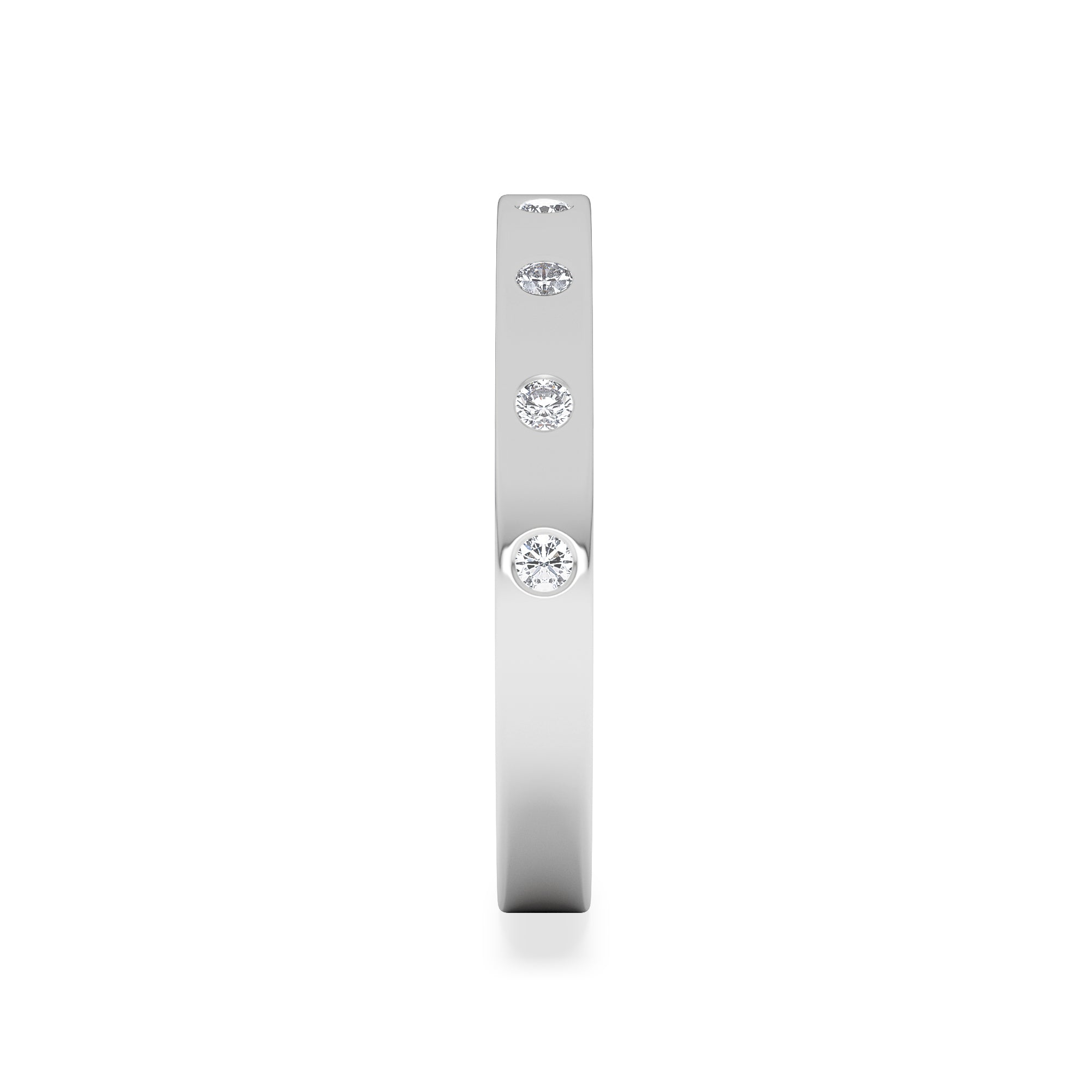 Élan 0.09ct Lab Diamond Ring in Sterling Silver