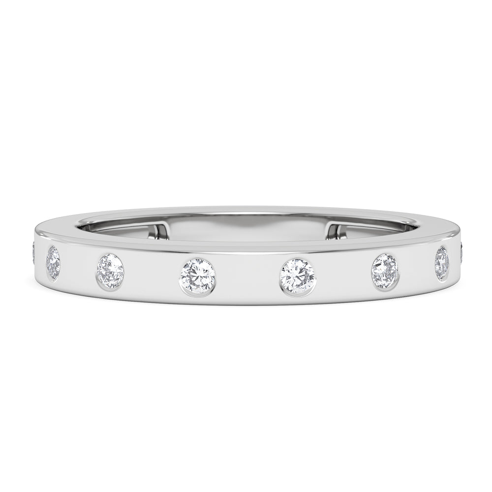 Élan 0.09ct Lab Diamond Ring in Sterling Silver