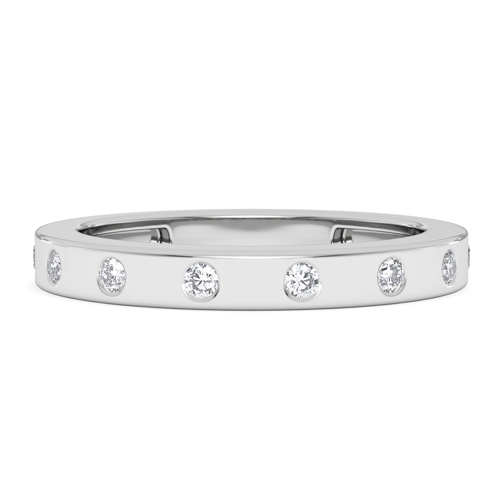 Élan 0.09ct Lab Diamond Ring in Sterling Silver