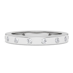 Élan 0.09ct Lab Diamond Ring in Sterling Silver