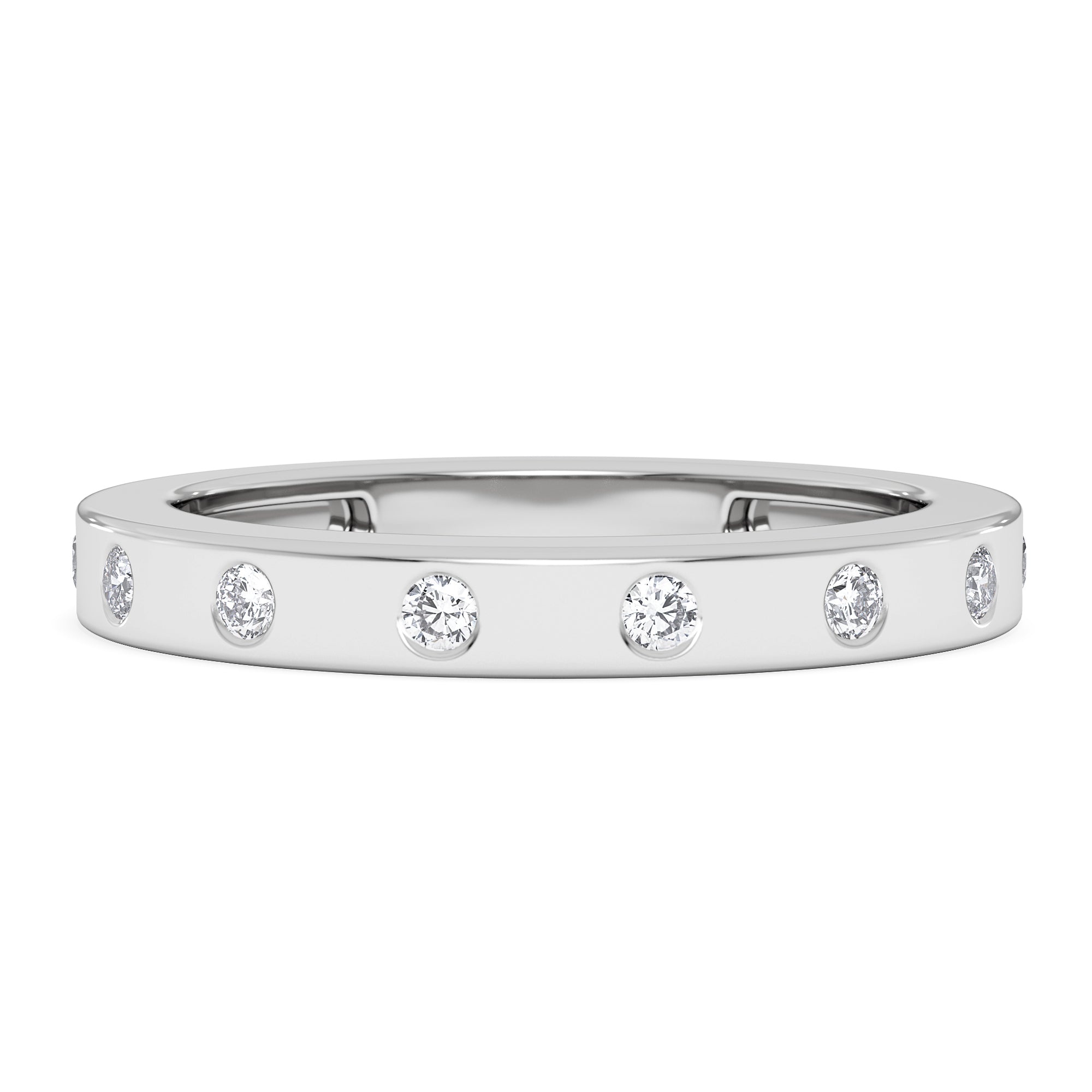 Élan 0.09ct Lab Diamond Ring in Sterling Silver