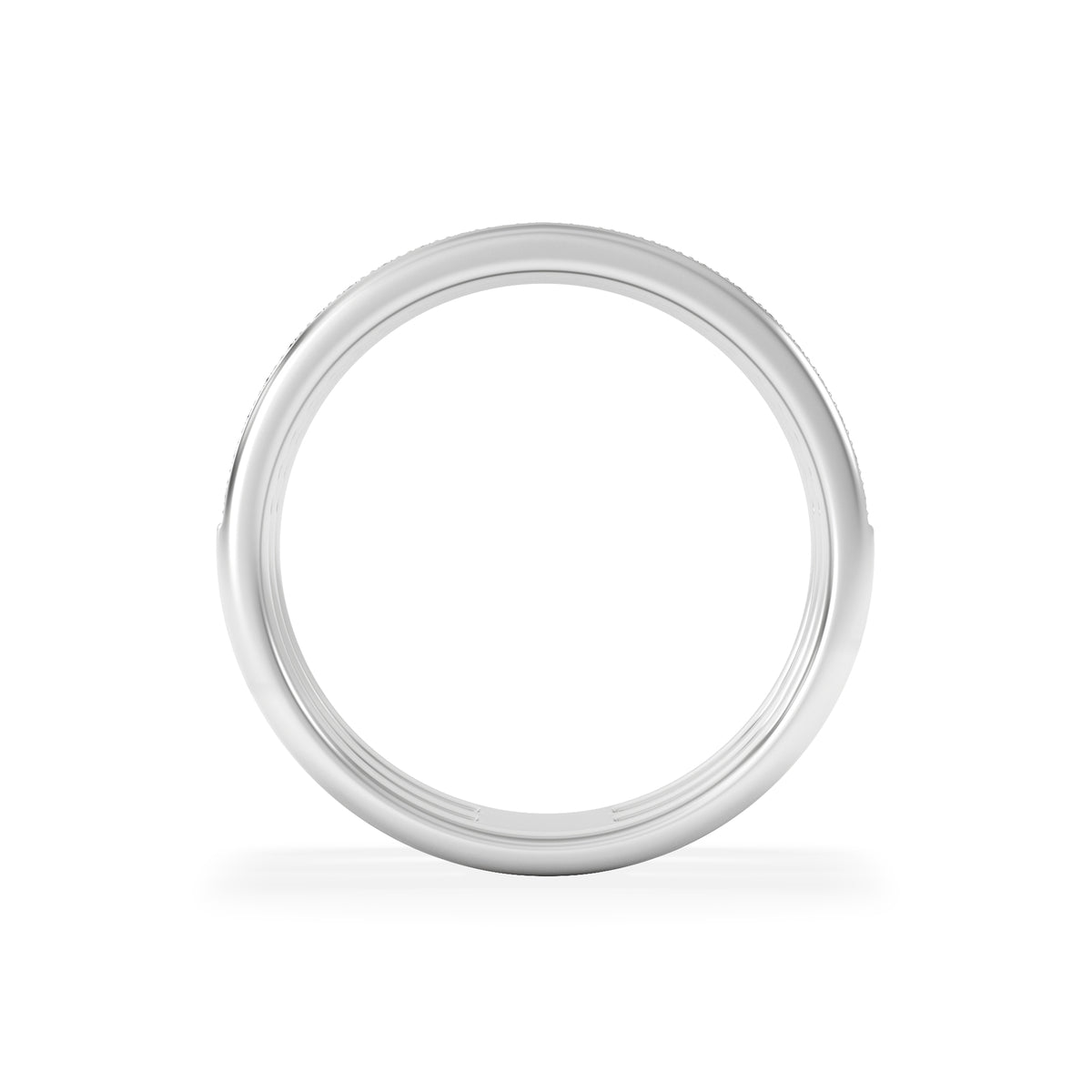 Trinity 0.20ct Lab Diamond Stacking Ring in Sterling Silver