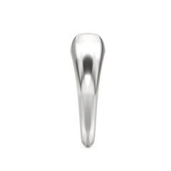 Apex 0.25ct Oval Cut Lab Diamond Signet Ring in Sterling Silver