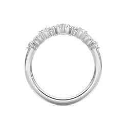 Scattered 0.50ct Lab Diamond Ring in Sterling Silver