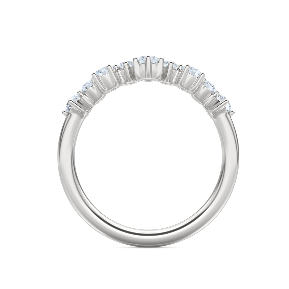 Scattered 0.50ct Lab Diamond Ring in Sterling Silver