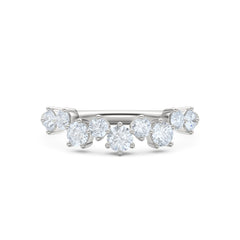 Scattered 0.50ct Lab Diamond Ring in Sterling Silver