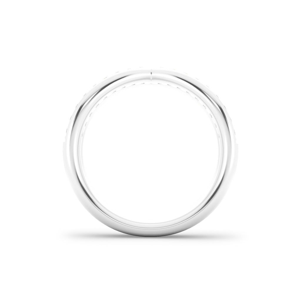 Dual 0.27ct Lab Diamond Stacking Wishbone Ring in Sterling Silver