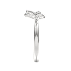 Papillon 0.20ct Lab Diamond Ring in Sterling Silver