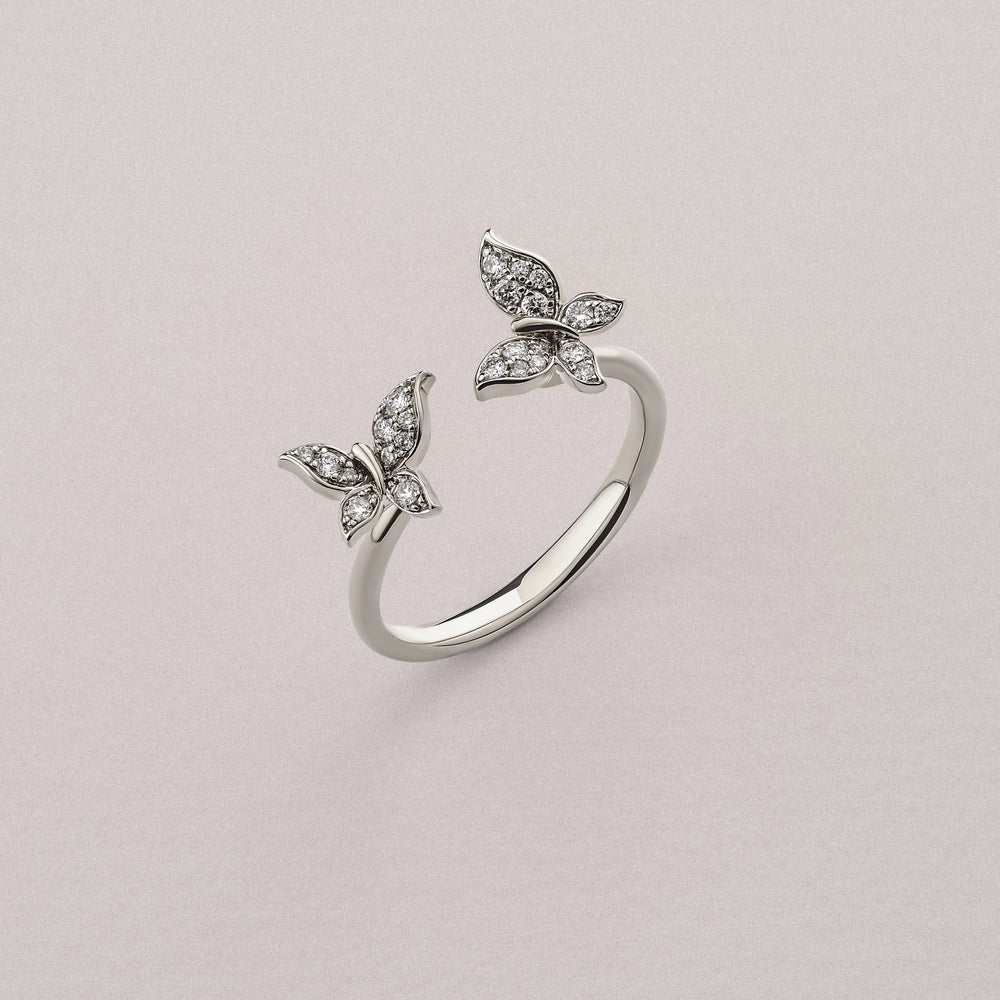 Papillon 0.20ct Lab Diamond Ring in Sterling Silver