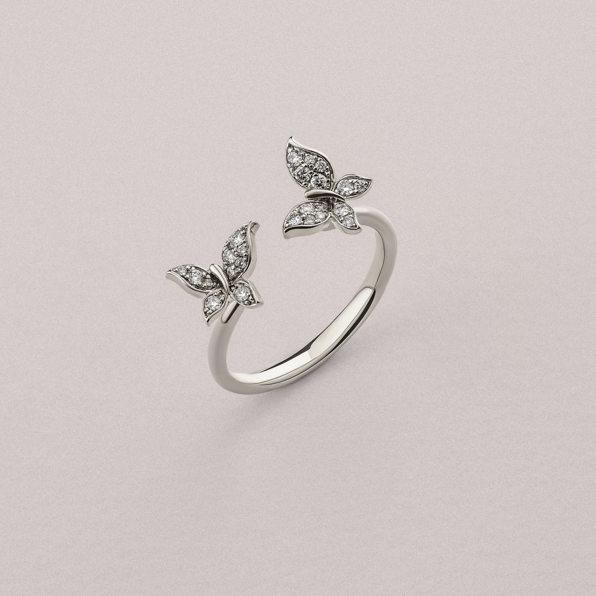 Papillon 0.20ct Lab Diamond Ring in Sterling Silver