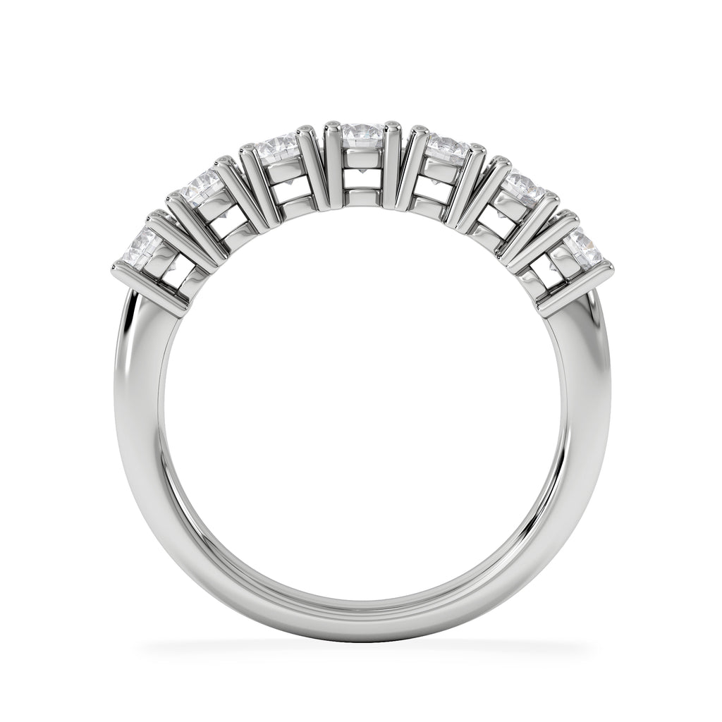 Chloe 7 Stone Lab Diamond Eternity Ring 1.00CT G/VS in 9K White Gold