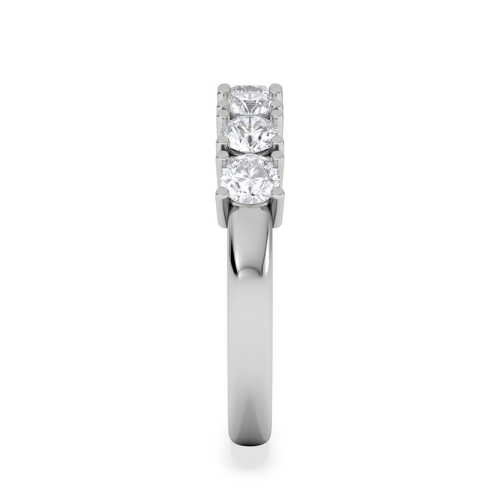 Chloe 7 Stone Lab Diamond Eternity Ring 1.00CT G/VS in 9K White Gold