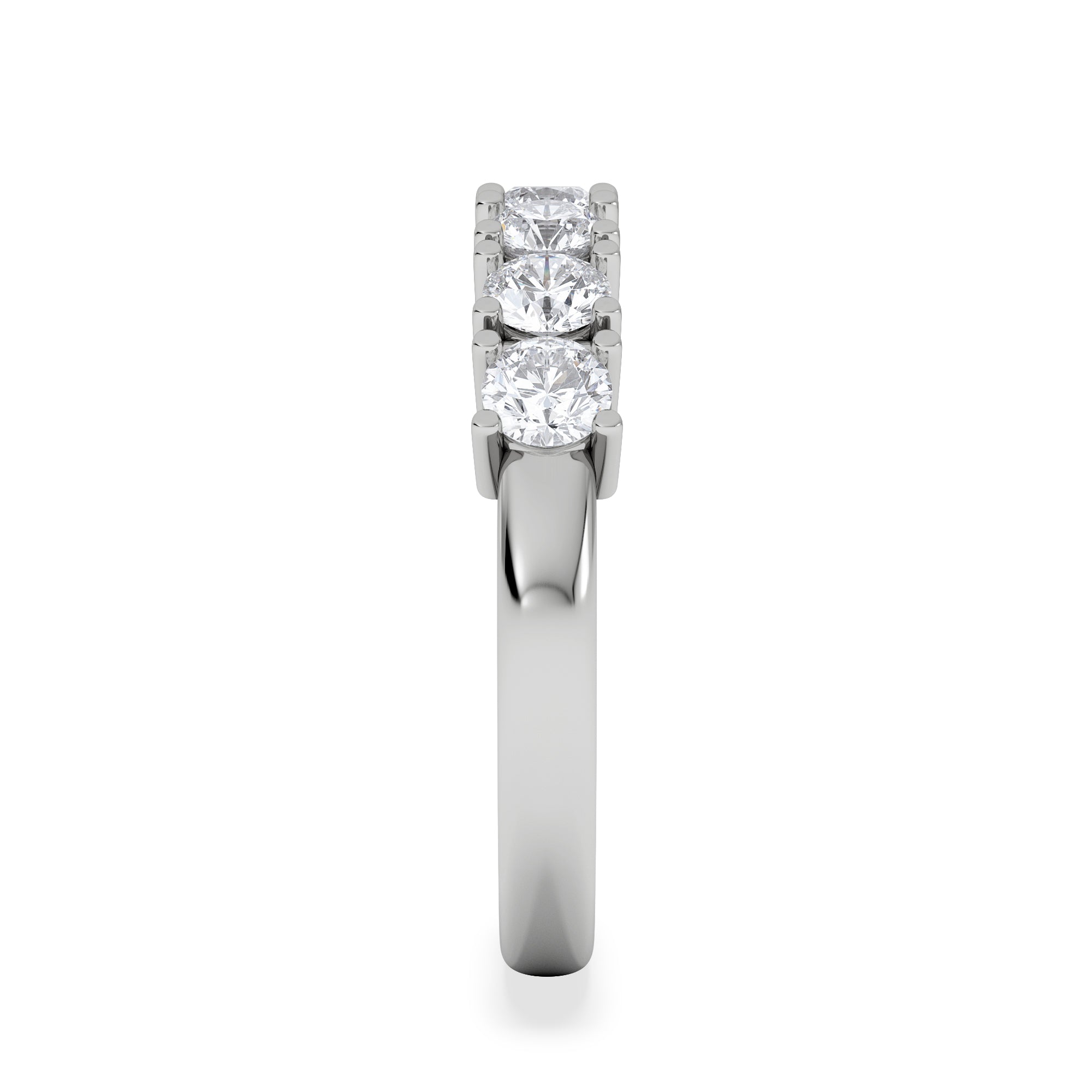 Chloe 7 Stone Lab Diamond Eternity Ring 1.00CT G/VS in 9K White Gold