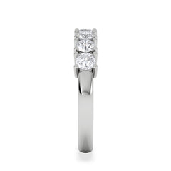 Chloe 18K White Gold 7 Stone Diamond Eternity Ring 1.00CT G/VS