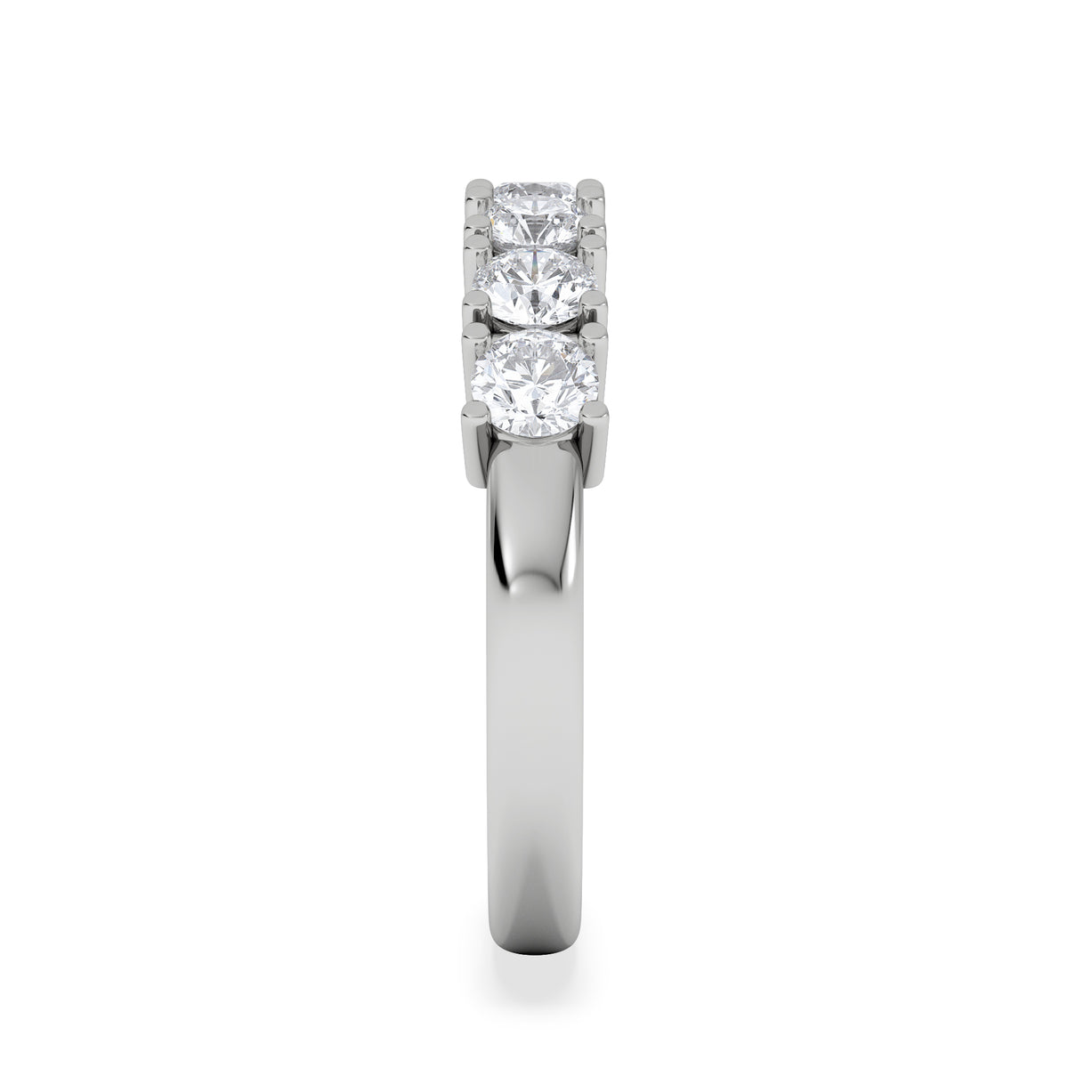 Chloe Platinum 7 Stone Diamond Eternity Ring 1.00CT H/SI