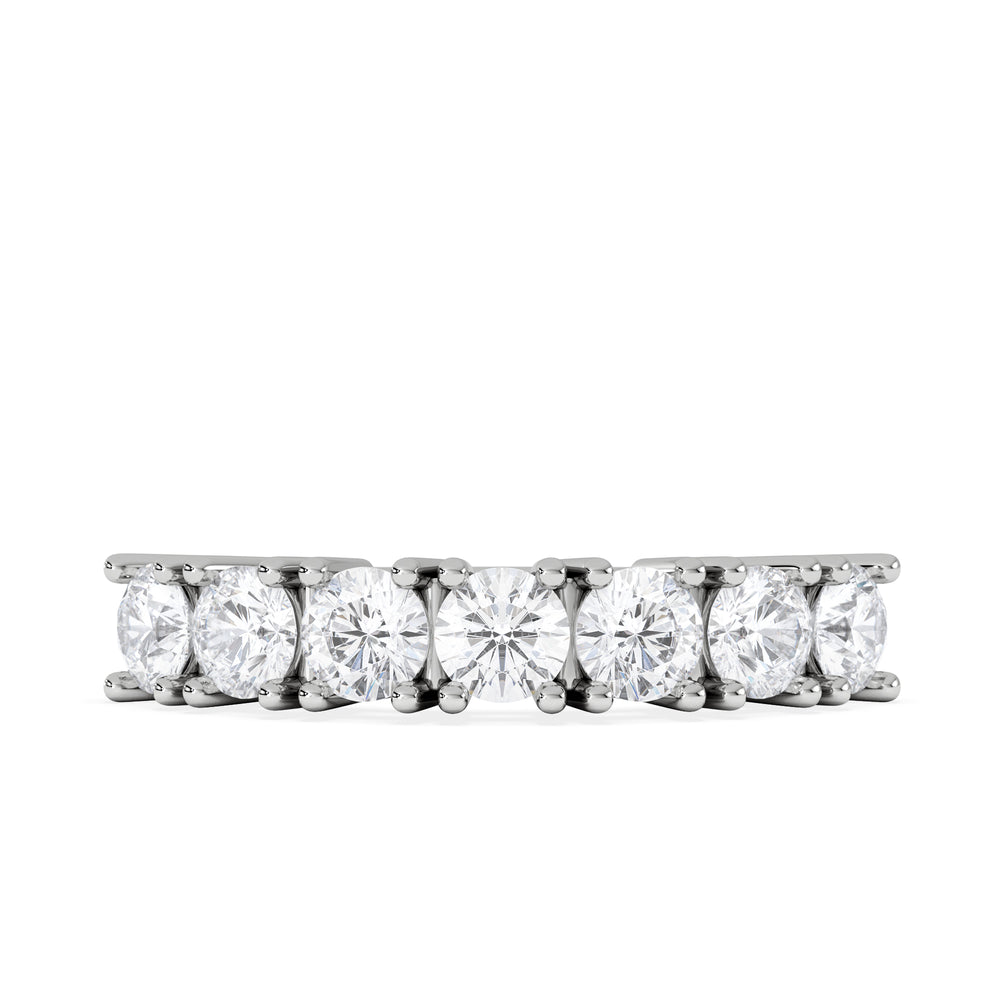Chloe Platinum 7 Stone Diamond Eternity Ring 1.00CT H/SI