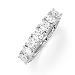 Chloe 18K White Gold 7 Stone Diamond Eternity Ring 1.00CT G/VS