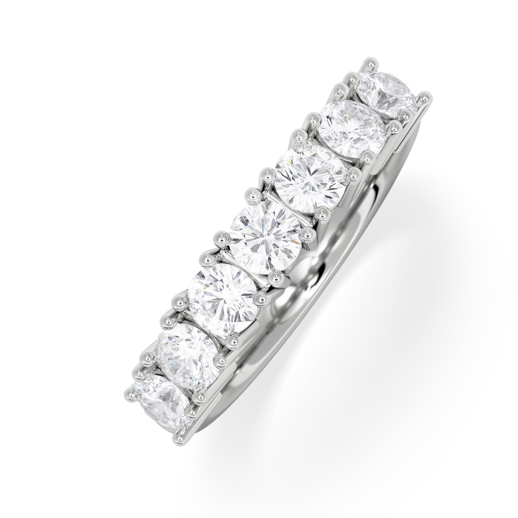 Chloe Platinum 7 Stone Diamond Eternity Ring 1.00CT G/VS