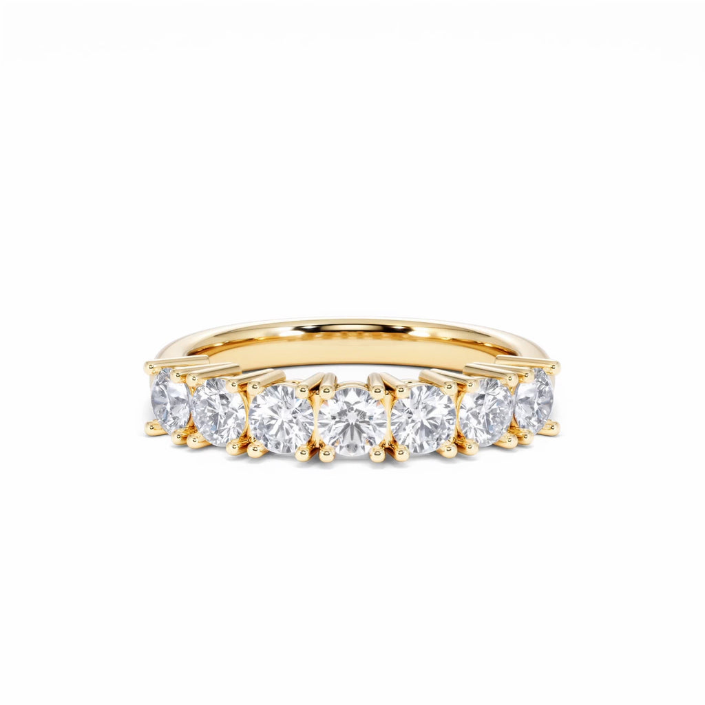 Chloe 18K Gold 7 Stone Diamond Eternity Ring 1.00CT G/VS