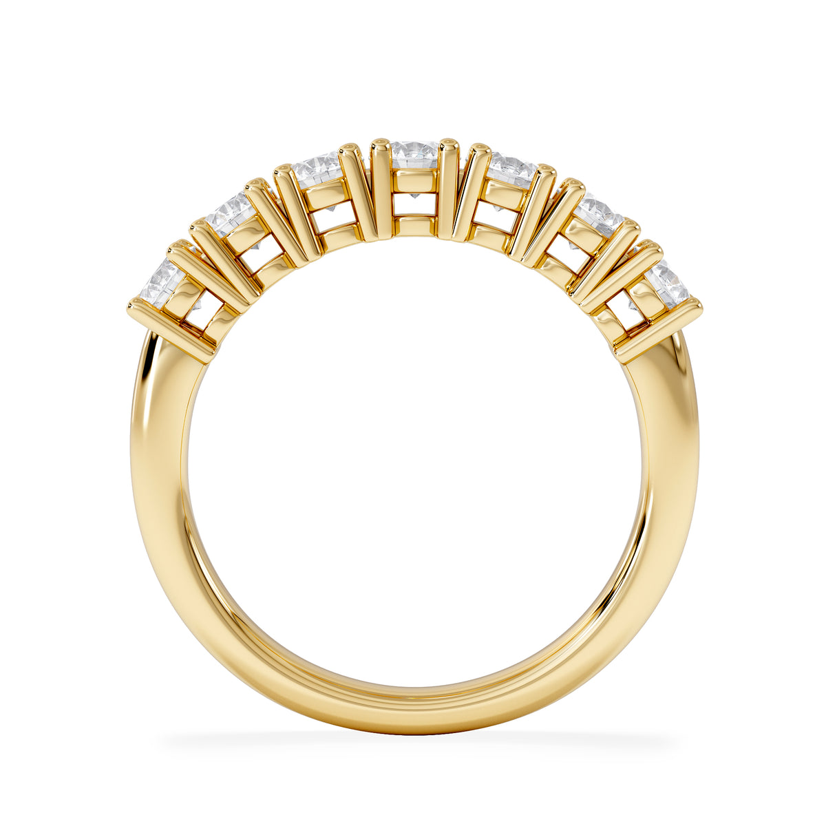 Chloe 7 Stone Lab Diamond Eternity Ring 1.00CT G/VS in 9K Gold