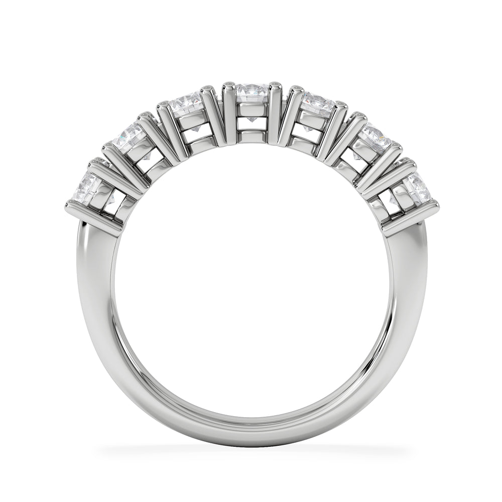 Chloe 7 Stone Lab Diamond Eternity Ring 1.50CT F/VS in 9K White Gold