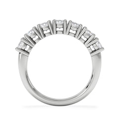 Chloe 7 Stone Lab Diamond Eternity Ring 1.50CT F/VS in 9K White Gold