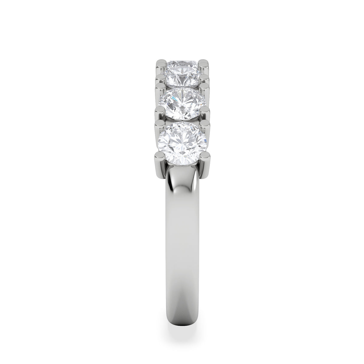Chloe 7 Stone Lab Diamond Eternity Ring 1.50CT F/VS in 9K White Gold