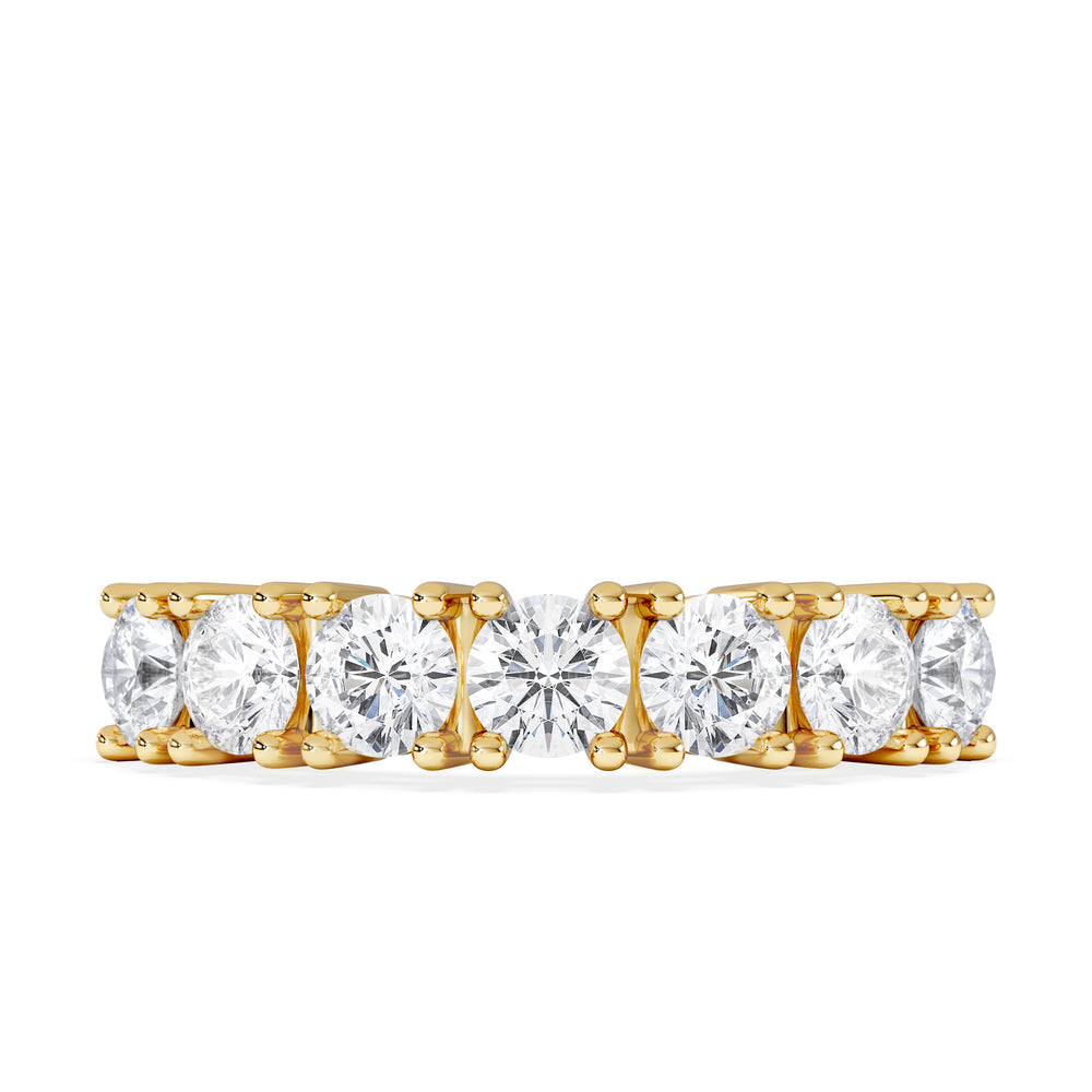 Chloe 7 Stone Lab Diamond Eternity Ring 1.50CT F/VS in 9K Gold