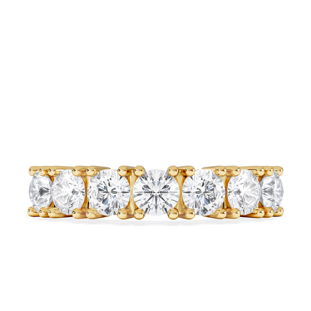 Chloe 7 Stone Lab Diamond Eternity Ring 1.50CT F/VS in 9K Gold