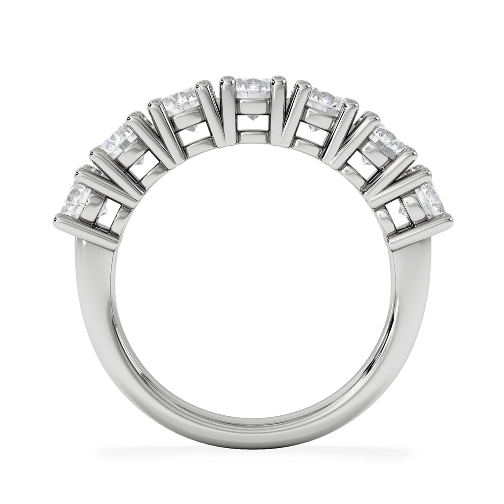 Chloe 7 Stone Lab Diamond Eternity Ring 2.00CT F/VS in 9K White Gold