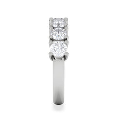 Chloe 7 Stone Lab Diamond Eternity Ring 2.00CT F/VS in 9K White Gold