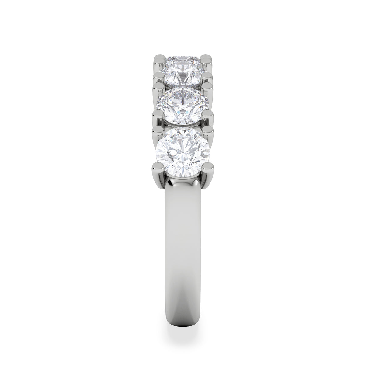 Chloe 7 Stone Lab Diamond Eternity Ring 2.00CT F/VS in 9K White Gold