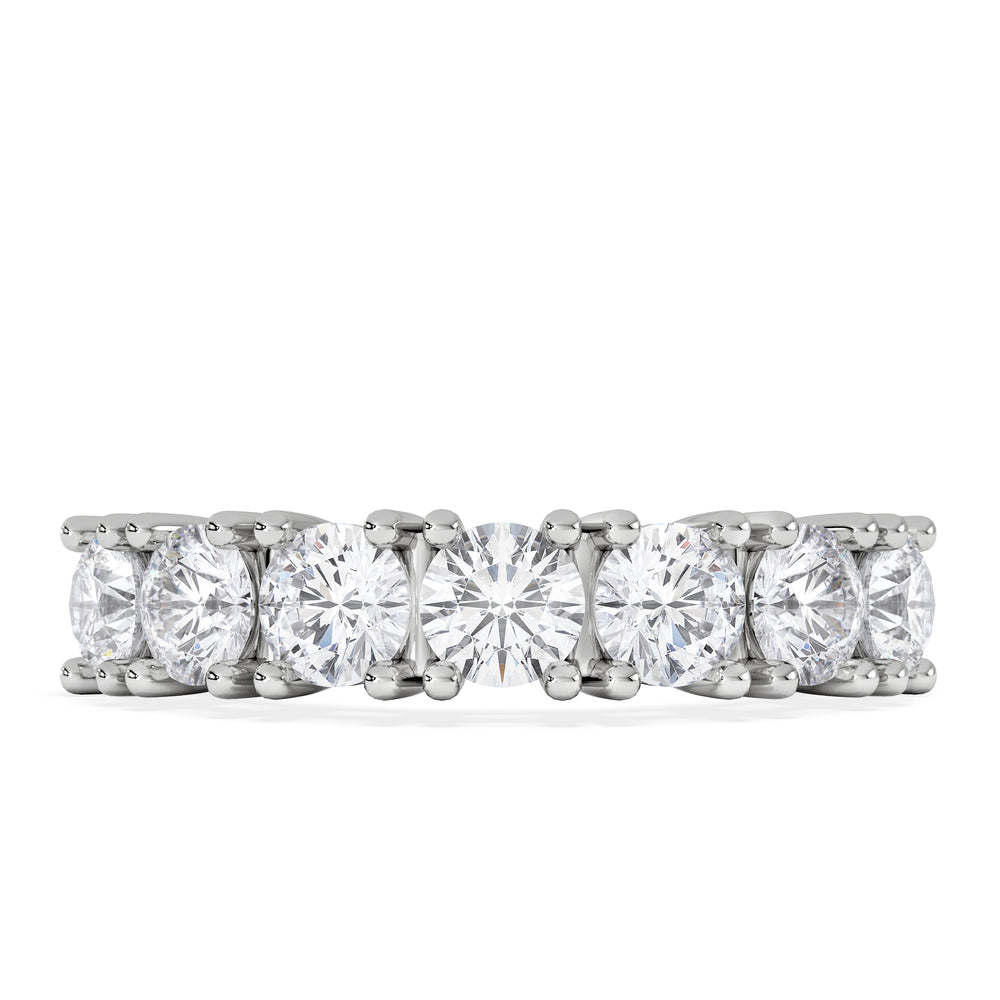 Chloe 7 Stone Lab Diamond Eternity Ring 2.00CT F/VS in 9K White Gold