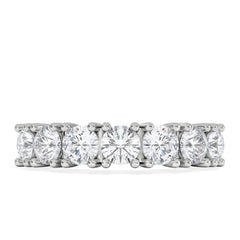 Chloe 7 Stone Lab Diamond Eternity Ring 2.00CT F/VS in 9K White Gold