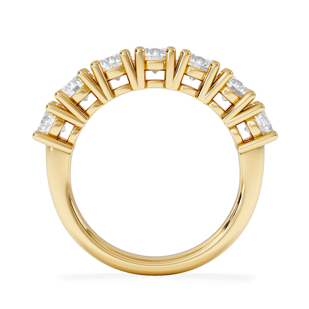 Chloe 7 Stone Lab Diamond Eternity Ring 2.00CT F/VS in 9K Gold