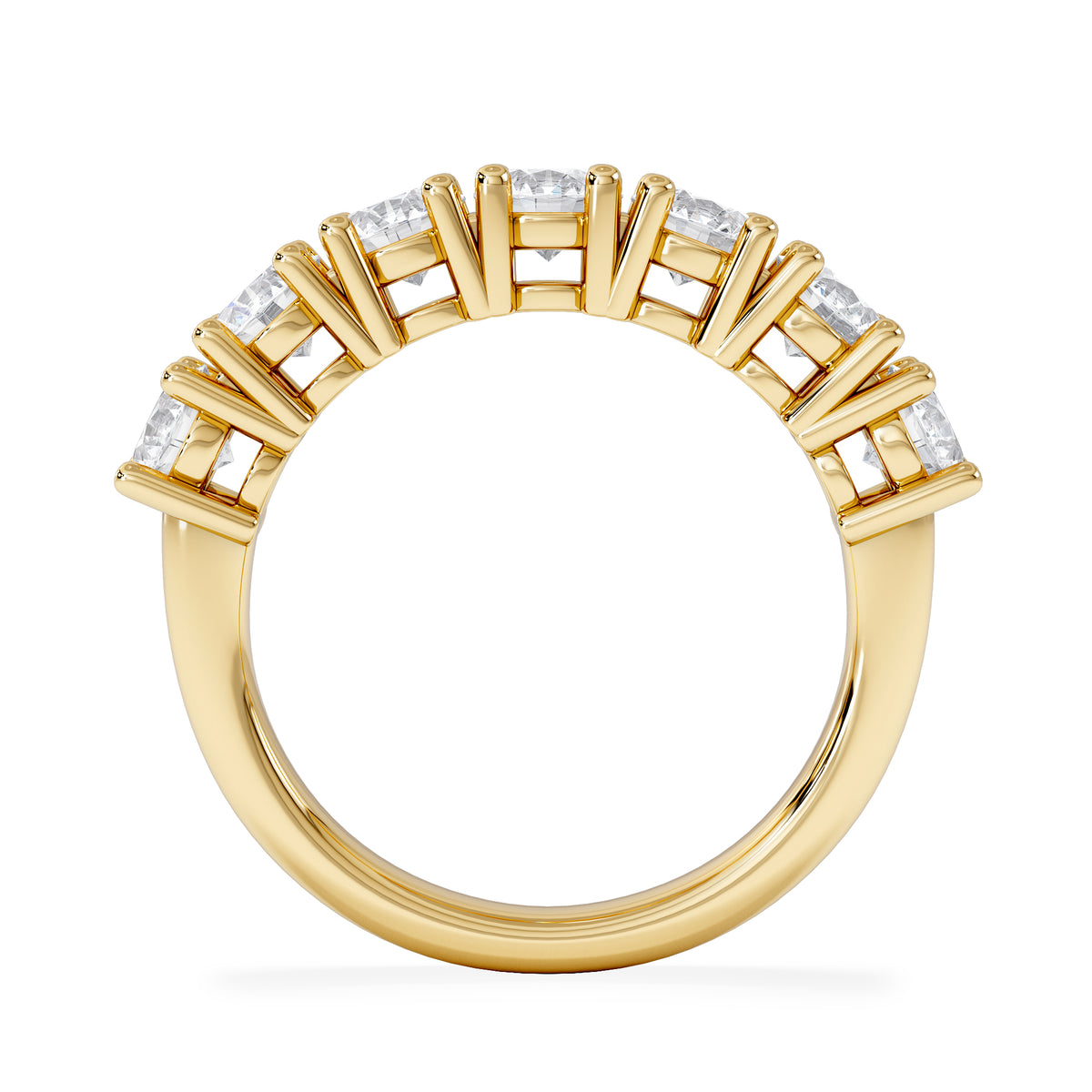 Chloe 7 Stone Lab Diamond Eternity Ring 2.00CT F/VS in 9K Gold