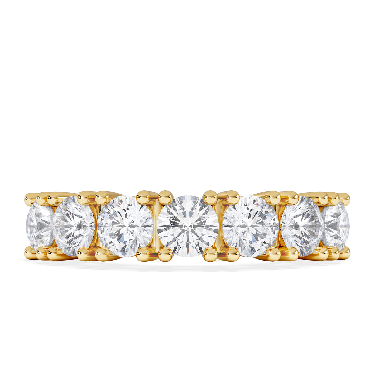 Chloe 7 Stone Lab Diamond Eternity Ring 2.00CT F/VS in 9K Gold