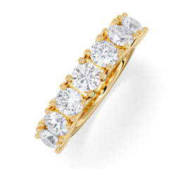 Chloe 7 Stone Lab Diamond Eternity Ring 2.00CT F/VS in 9K Gold