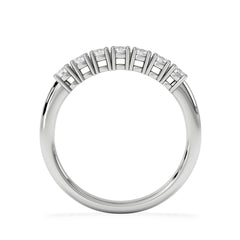 Chloe 18K White Gold 7 Stone Diamond Eternity Ring 0.75CT PK