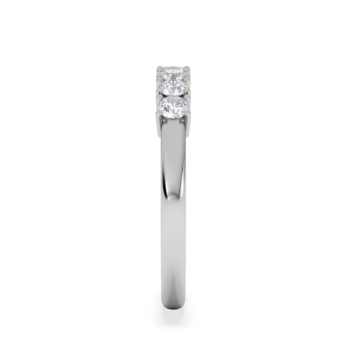Chloe 7 Stone Lab Diamond Eternity Ring 0.50CT G/VS in 9K White Gold