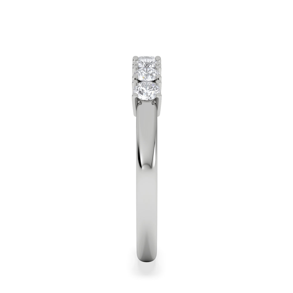 Chloe 18K White Gold 7 Stone Diamond Eternity Ring 0.75CT H/SI