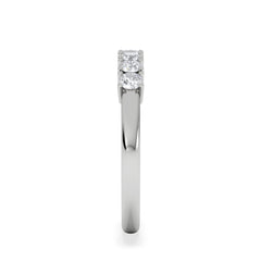 Chloe 18K White Gold 7 Stone Diamond Eternity Ring 0.75CT PK