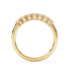 Chloe 18K Gold 7 Stone Diamond Eternity Ring 0.50CT H/SI