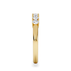 Chloe 18K Gold 7 Stone Diamond Eternity Ring 0.50CT H/SI