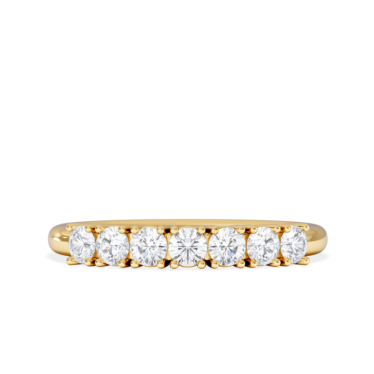Chloe 18K Gold 7 Stone Diamond Eternity Ring 0.50CT PK