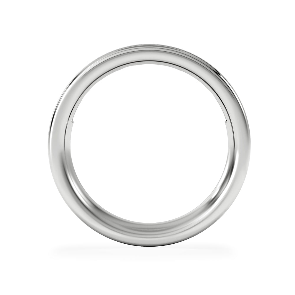 Eterna Lab Diamond Princess Cut Half Eternity Ring 1.00ct F/VS in 9K White Gold