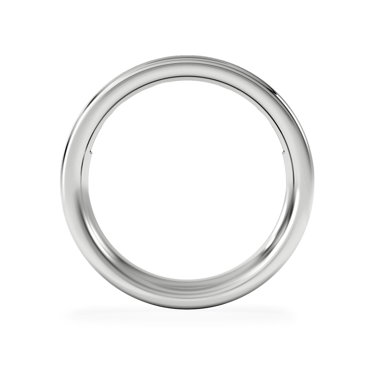 Eterna Lab Diamond Princess Cut Half Eternity Ring 1.00ct F/VS in 9K White Gold