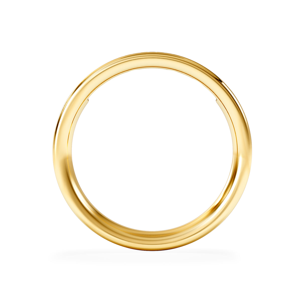 Eterna Lab Diamond Princess Cut Half Eternity Ring 0.30ct H/SI in 18K Gold Vermeil